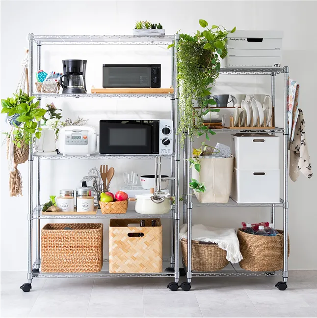 幅90 奥行45 高さ160 4段 スタンダードエレクター Mシリーズ ERECTA