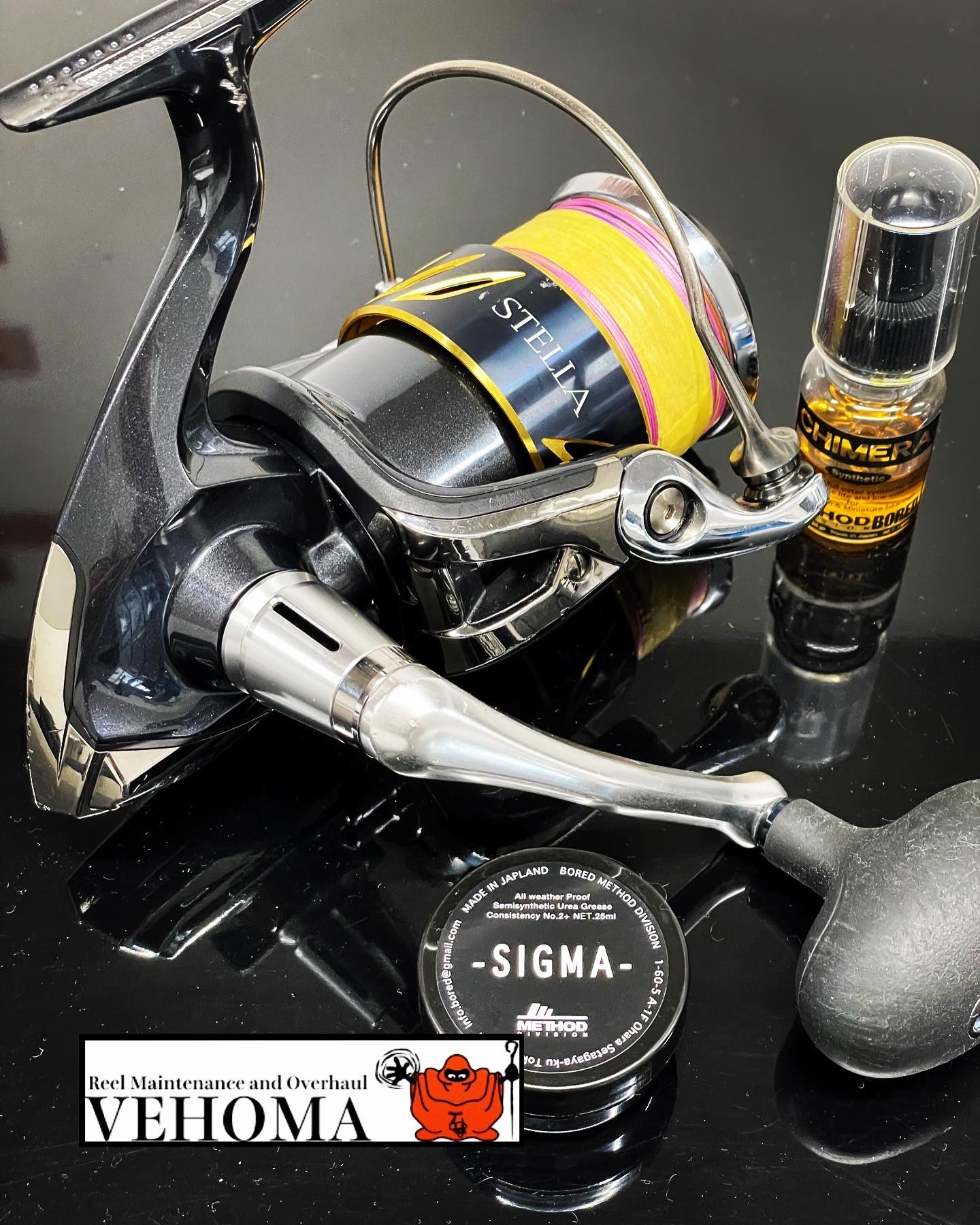 シマノ ステラSW8000HG オーバーホール ドライブギア交換 ハンドルの