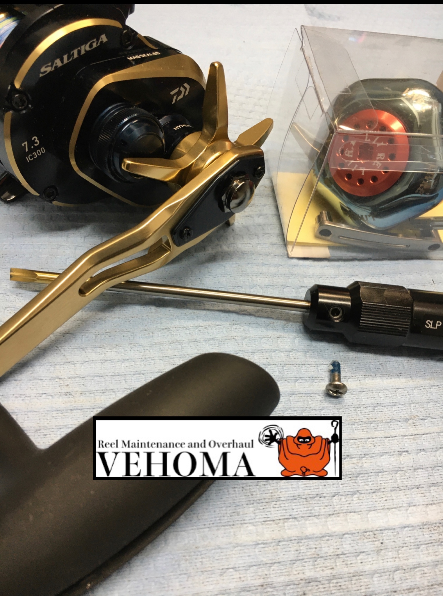 21ソルティガ IC300 リブレ交換 - 関西・兵庫でリールのオーバーホール