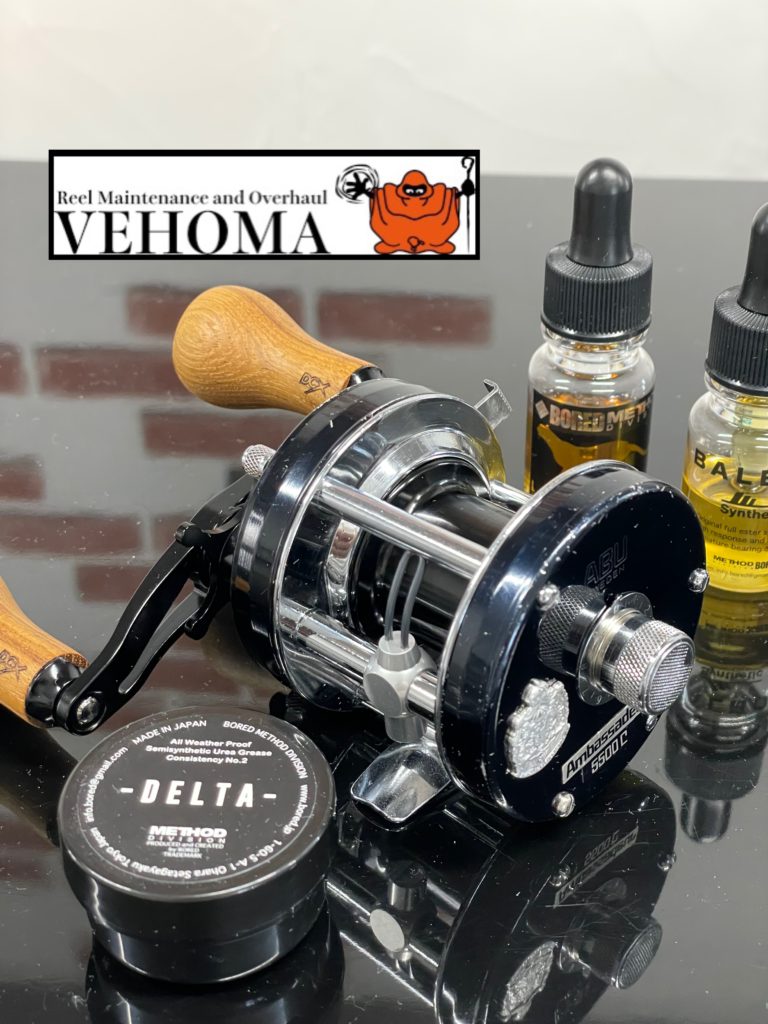 Abu アンバサダー5500C オーバーホール カスタムパーツ取り付け - 関西