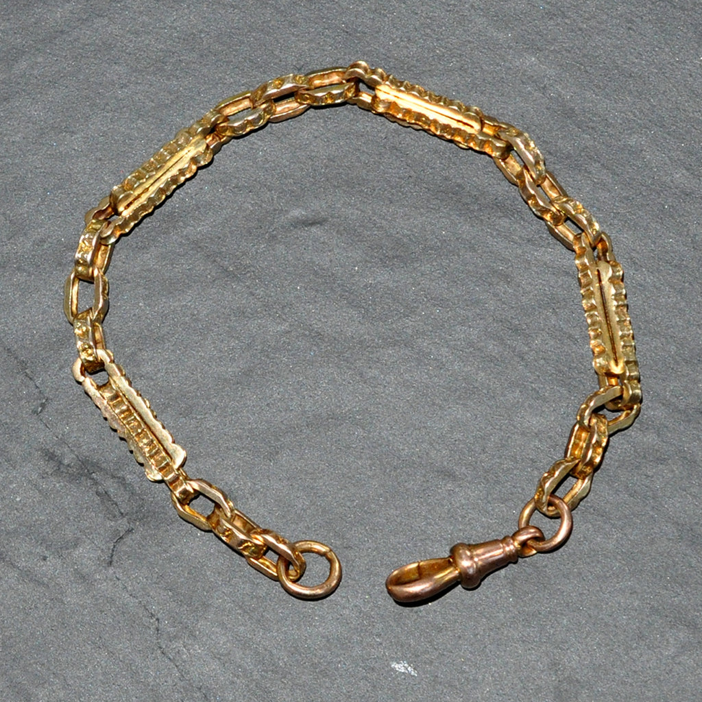 Antique Gold Watch Chain Bracelet | Vintage Fine Jewellery