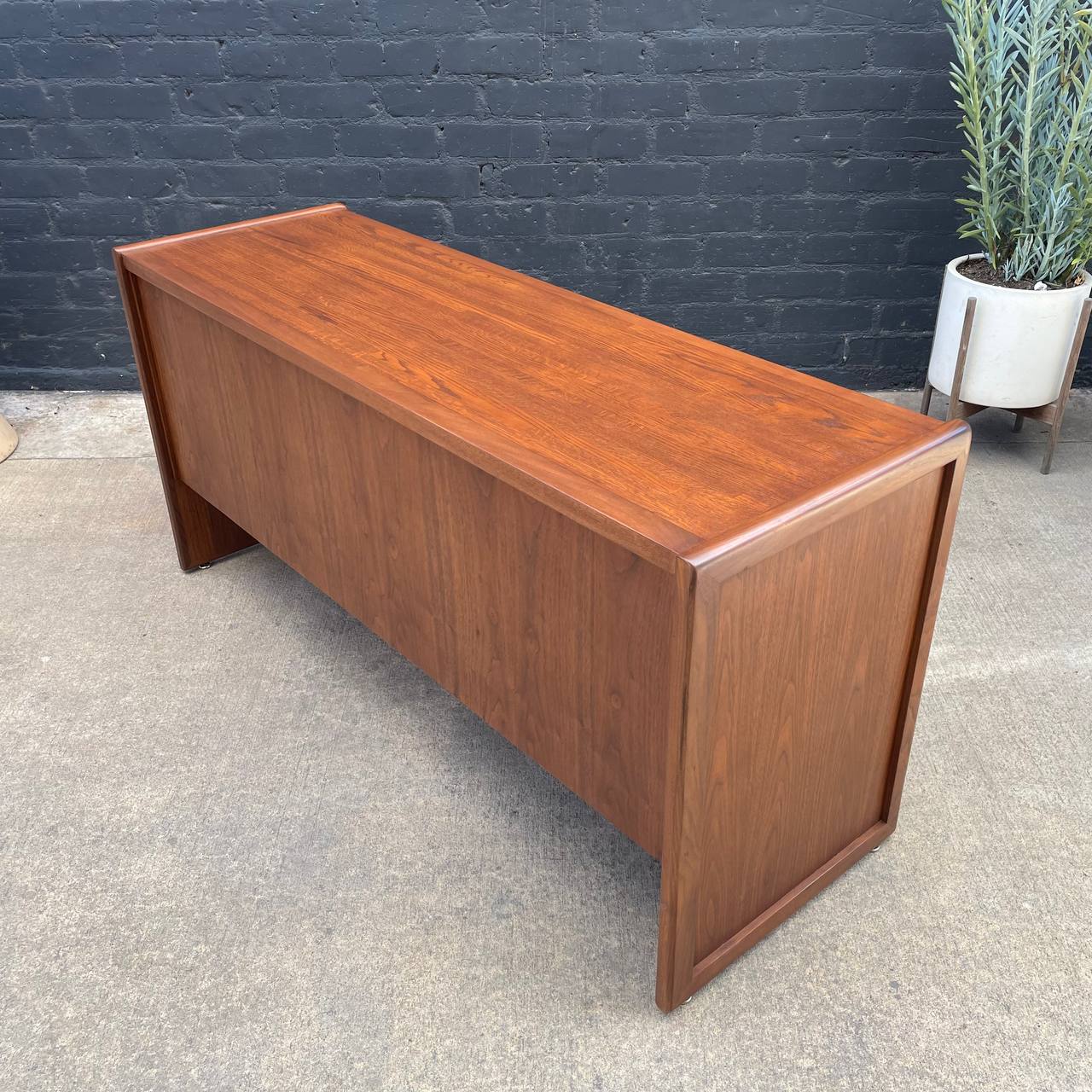 Mid-Century Modern Walnut Credenza, c.1970's | Vintage Supply Store