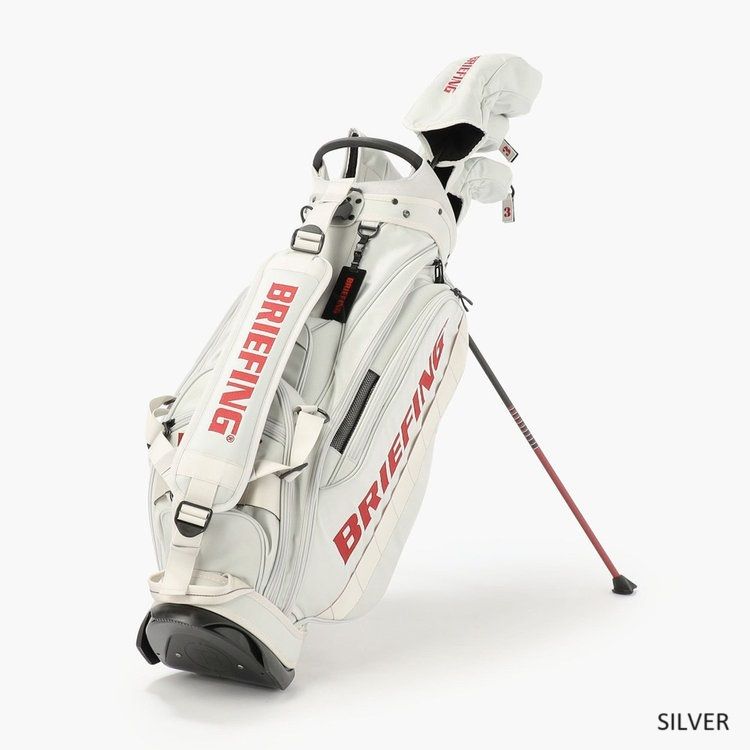 BRIEFING GOLF - CR-10 #02 | キャディバッグ | シルバー | ユニ