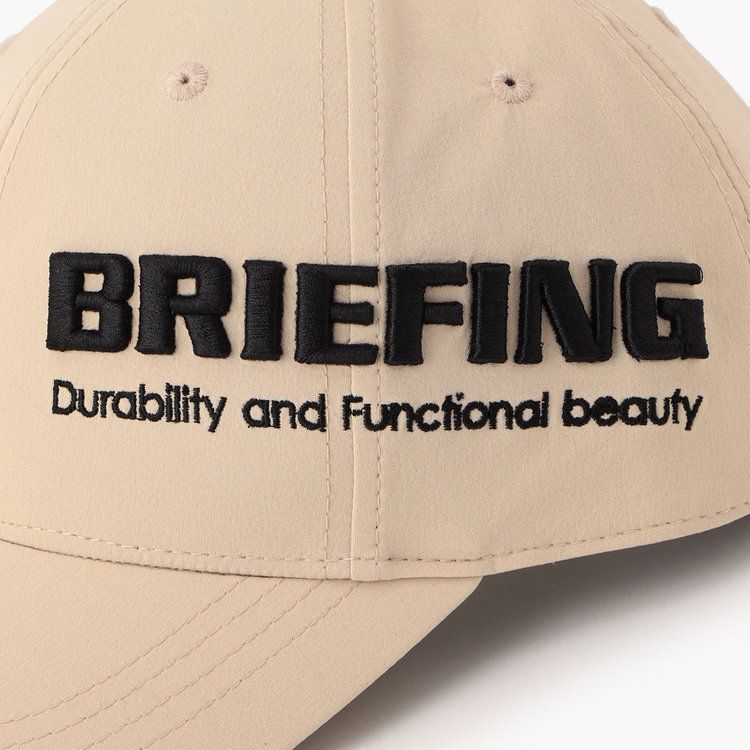 BRIEFING GOLF - ROUND LOGO CAP | キャップ | ベージュ | ユニ