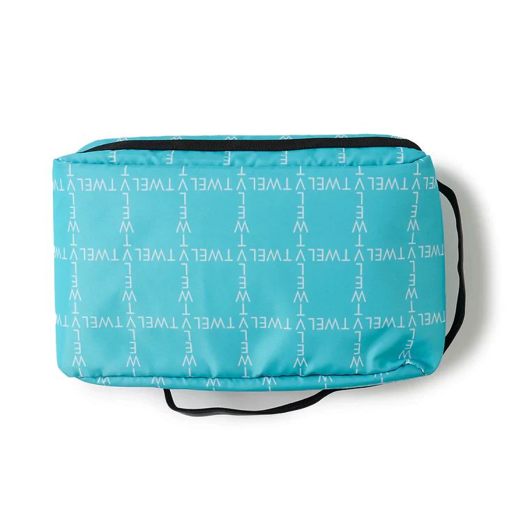 V12 - TYPO GRID SHOES CASE | シューズケース | ターコイズ | ユニ