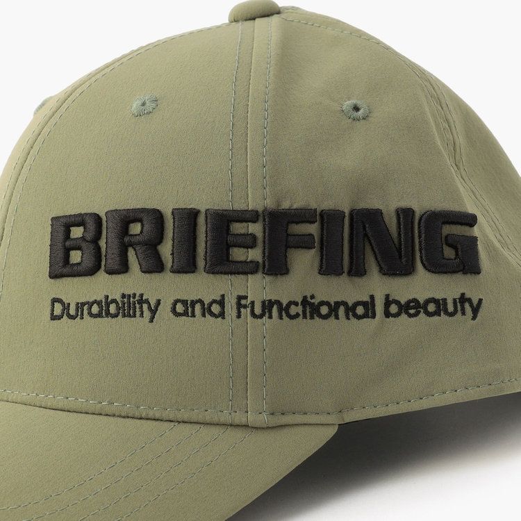 BRIEFING GOLF - ROUND LOGO CAP | キャップ | オリーブ | ユニ