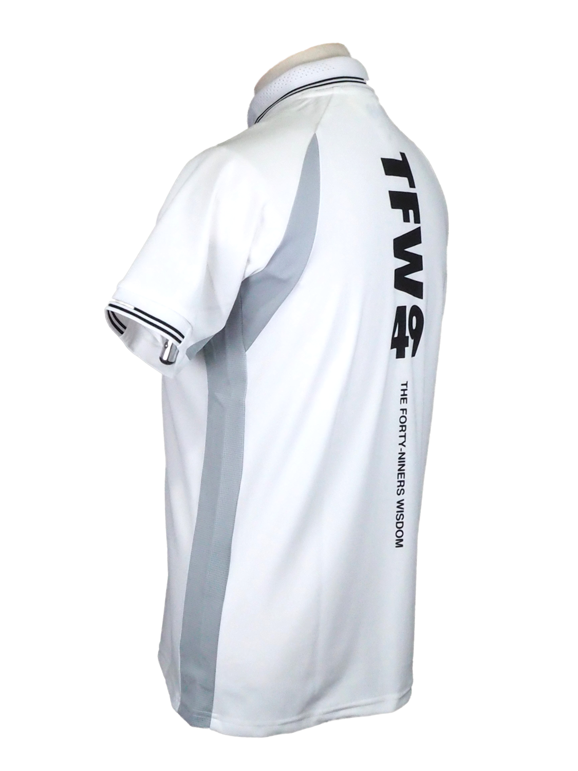 TFW49 - LINE SLEEVE POLO | ポロシャツ | ホワイト×ライトグレー