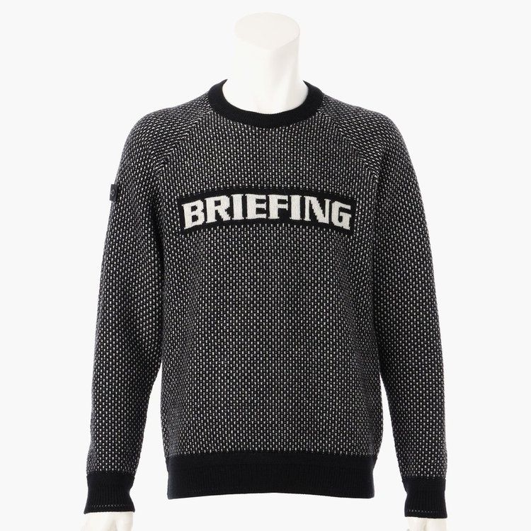 BRIEFING GOLF - MERINO WOOL LOGO CREWNECK KNIT | セーター