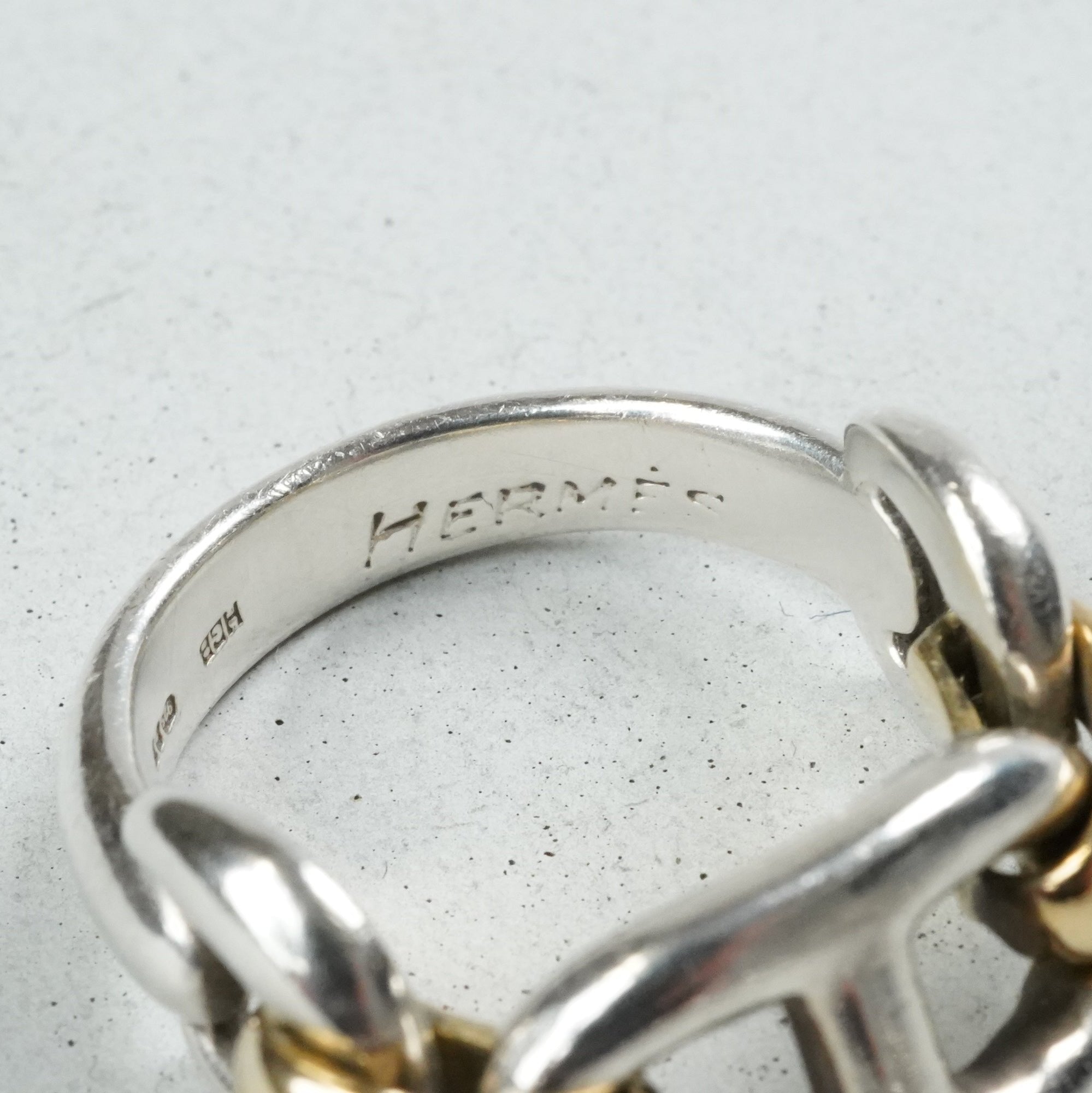 HERMES シェーヌダンクル モチーフ コンビリング 57号 – VISION ARCHIVE