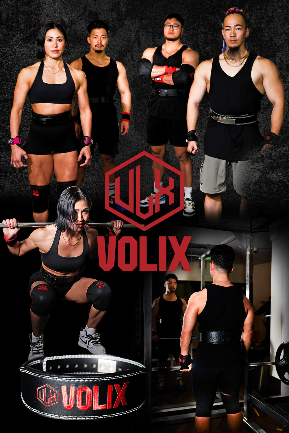 VOLIX レバーアクションベルト ナロータイプ【待ち時間0秒のワンタッチ