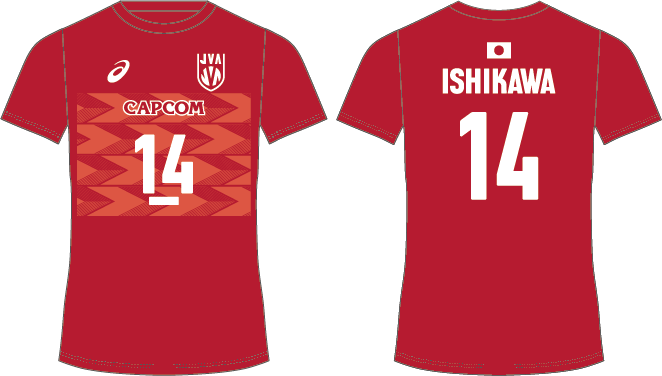 2025年男子日本代表応援Tシャツ 小川智大 13 XL 2025年男子日本代表