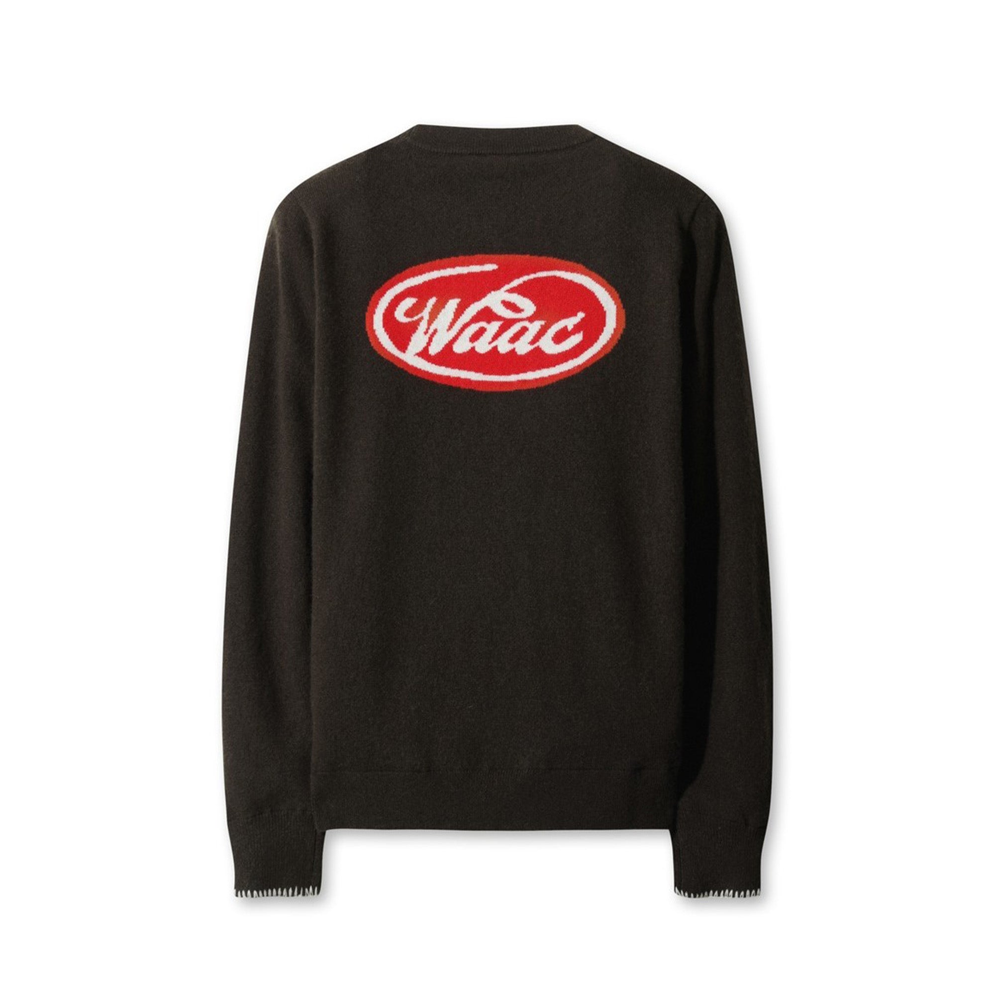 WAAC 黒 セーター MEN ESSENTIALニット ブラック
