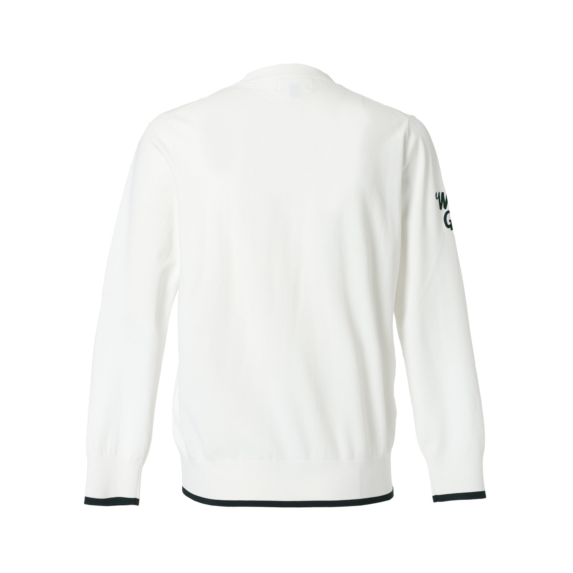 MEN シーズナルニットプルオーバー ホワイト