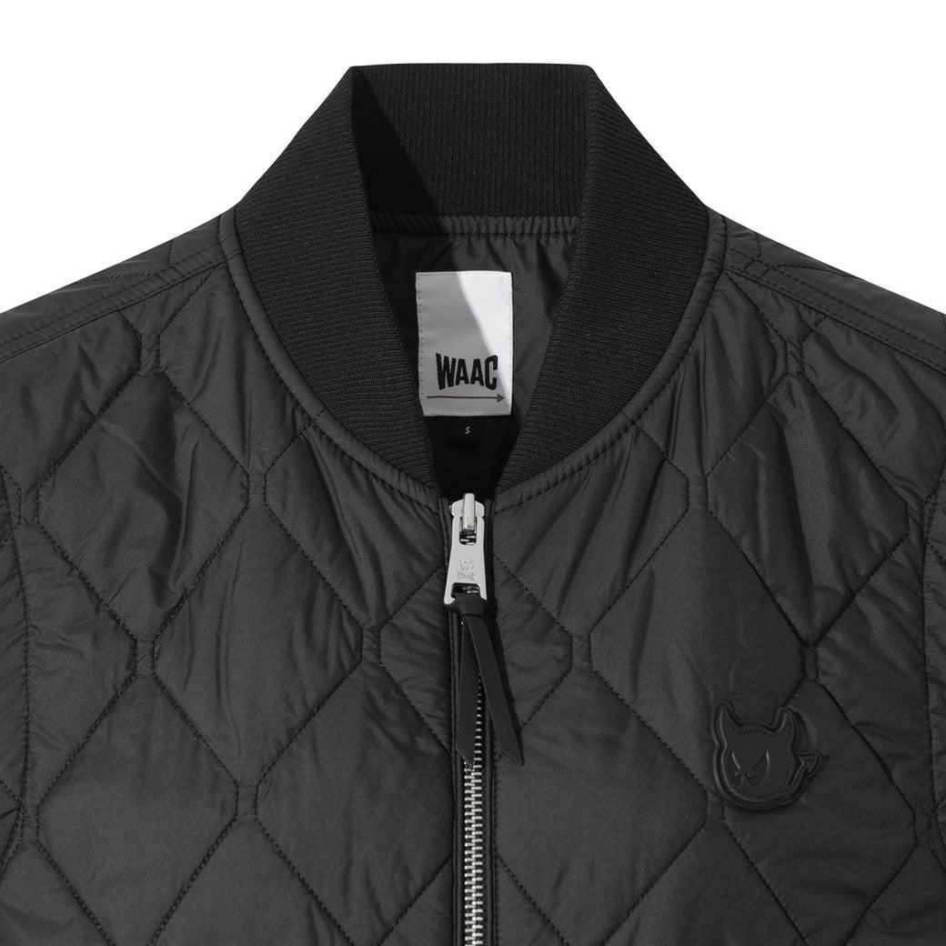 WOMEN キルティングベスト ブラック