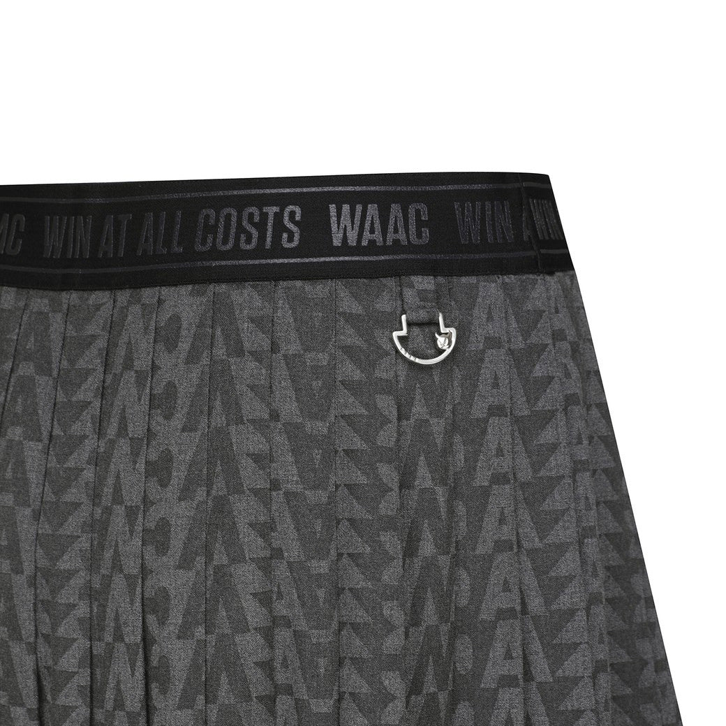 WOMEN プリーツキュロットスカート ブラック