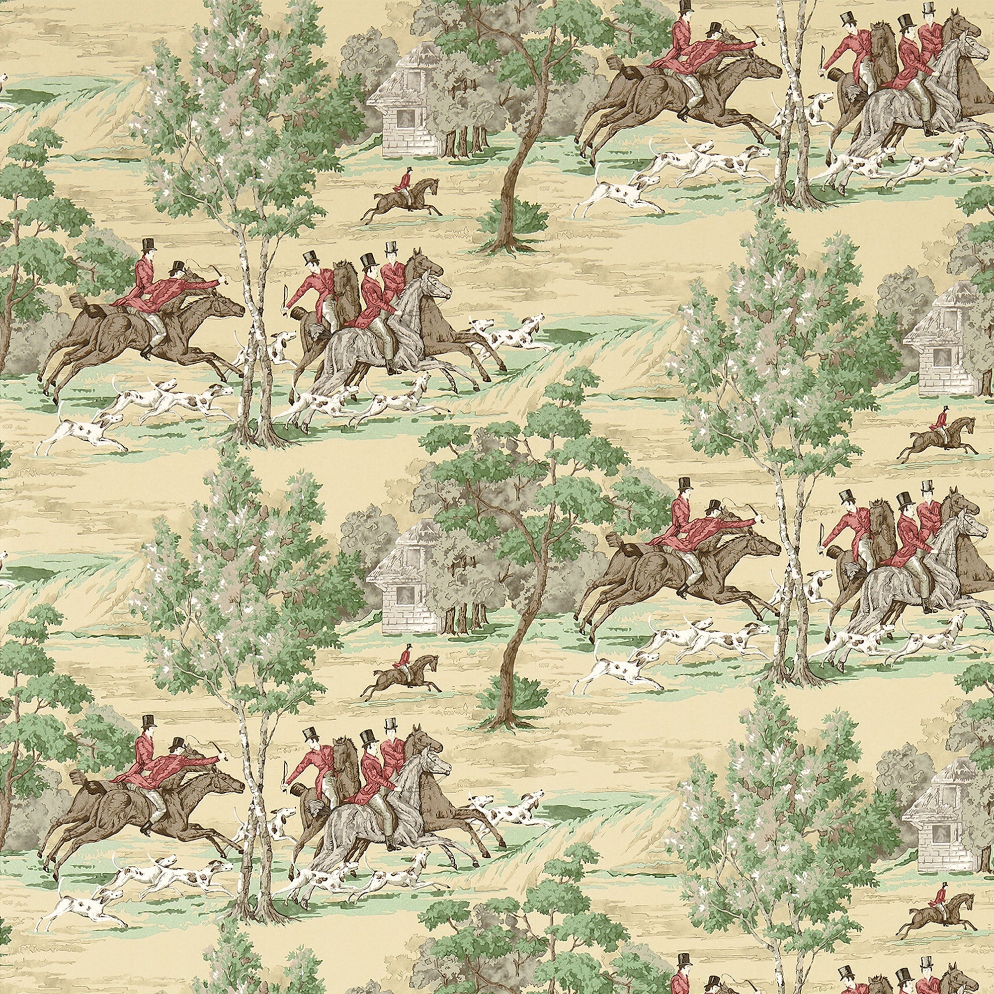 Sanderson / ONE SIXTY WALLPAPER COLLECTION / Tally Ho Evergreen