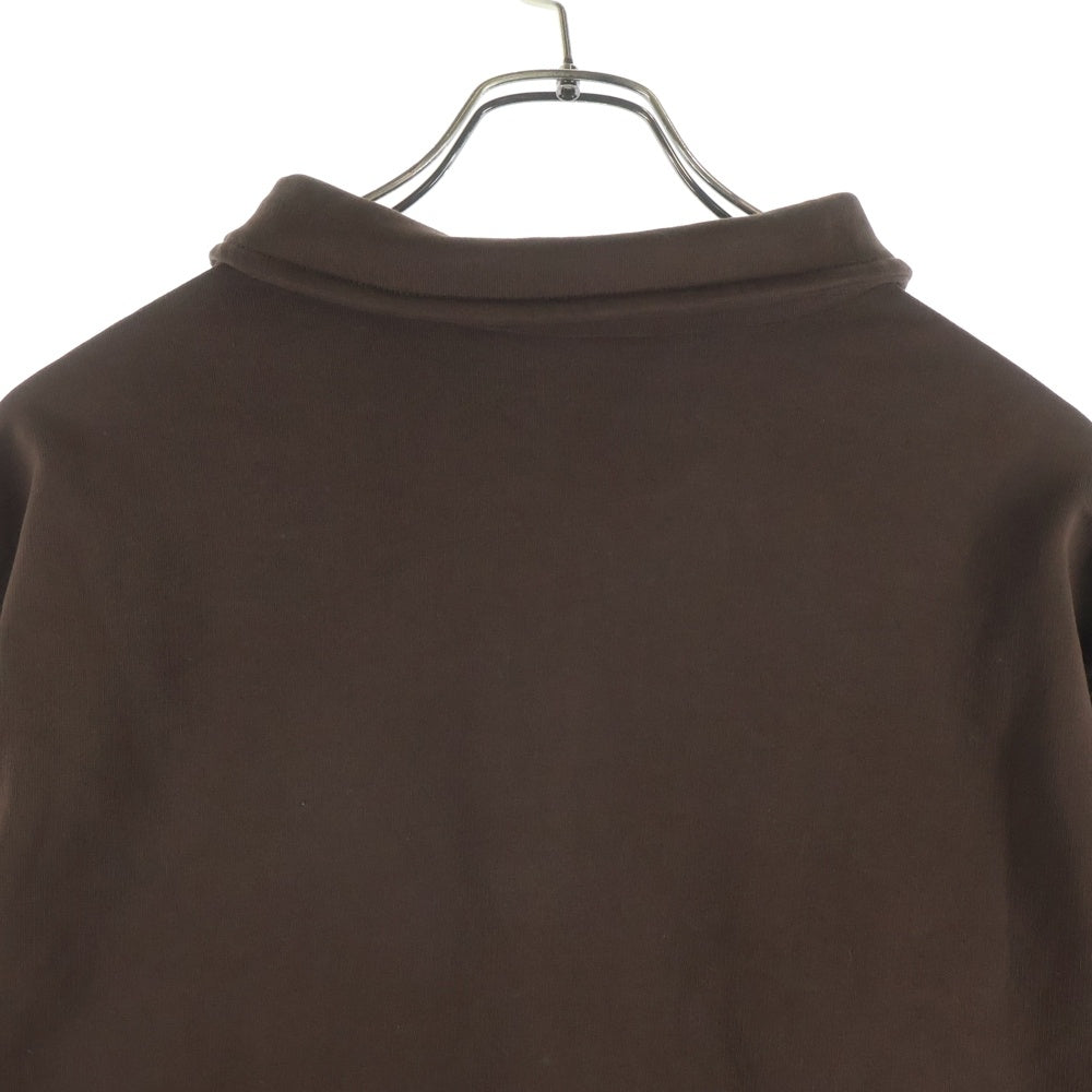 PRADA(プラダ) 25AW コットンフリース ポロシャツ ハーフジップ