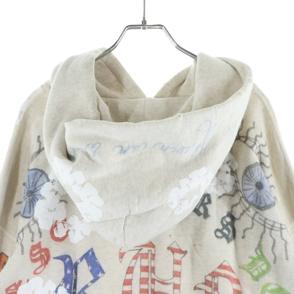 SAINT MICHAEL(セントマイケル) ×DENIM TEARS HOODIE GREENAFFITTI