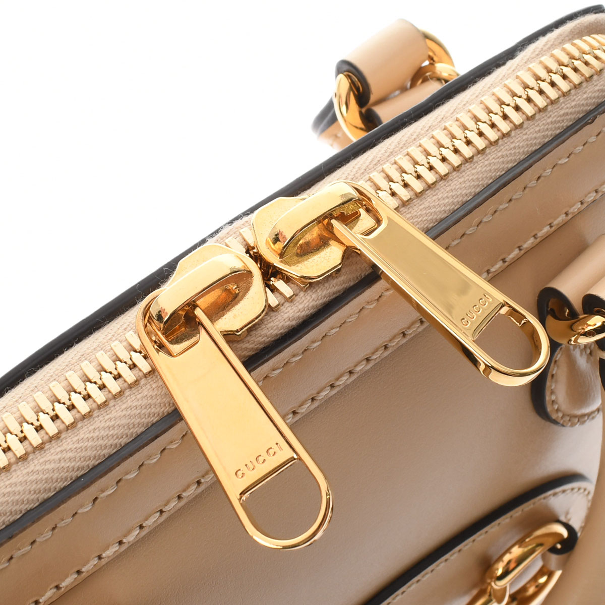 グッチ ホースビット1955 ミニ トップハンドルバッグ 2WAY ベージュ