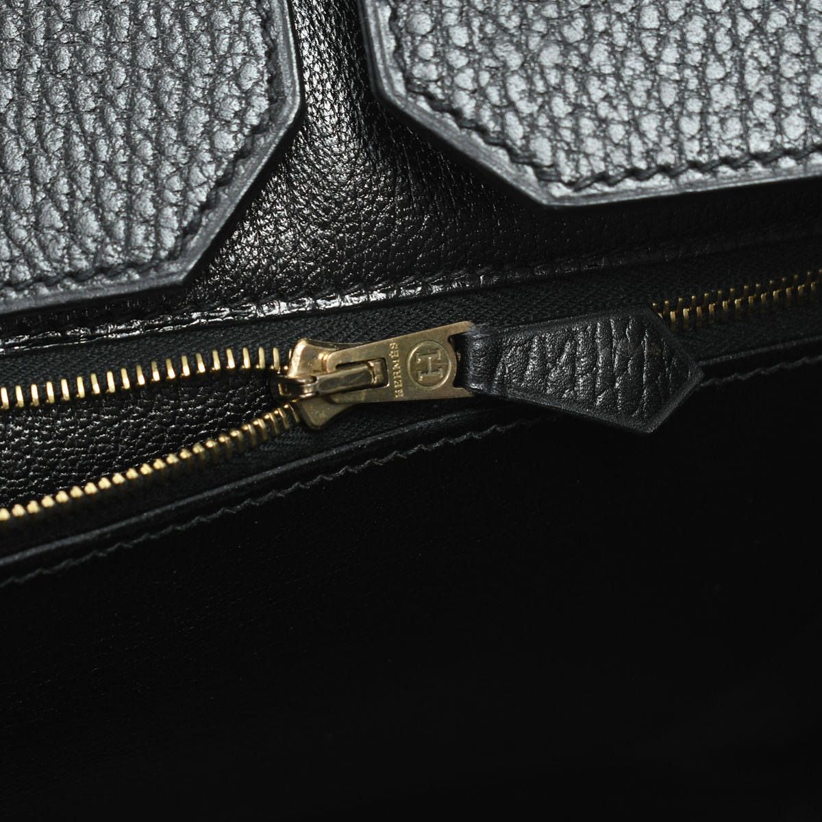 エルメス / HERMES バーキン40 ブラック/ゴールド金具 アルデンヌ ユニ