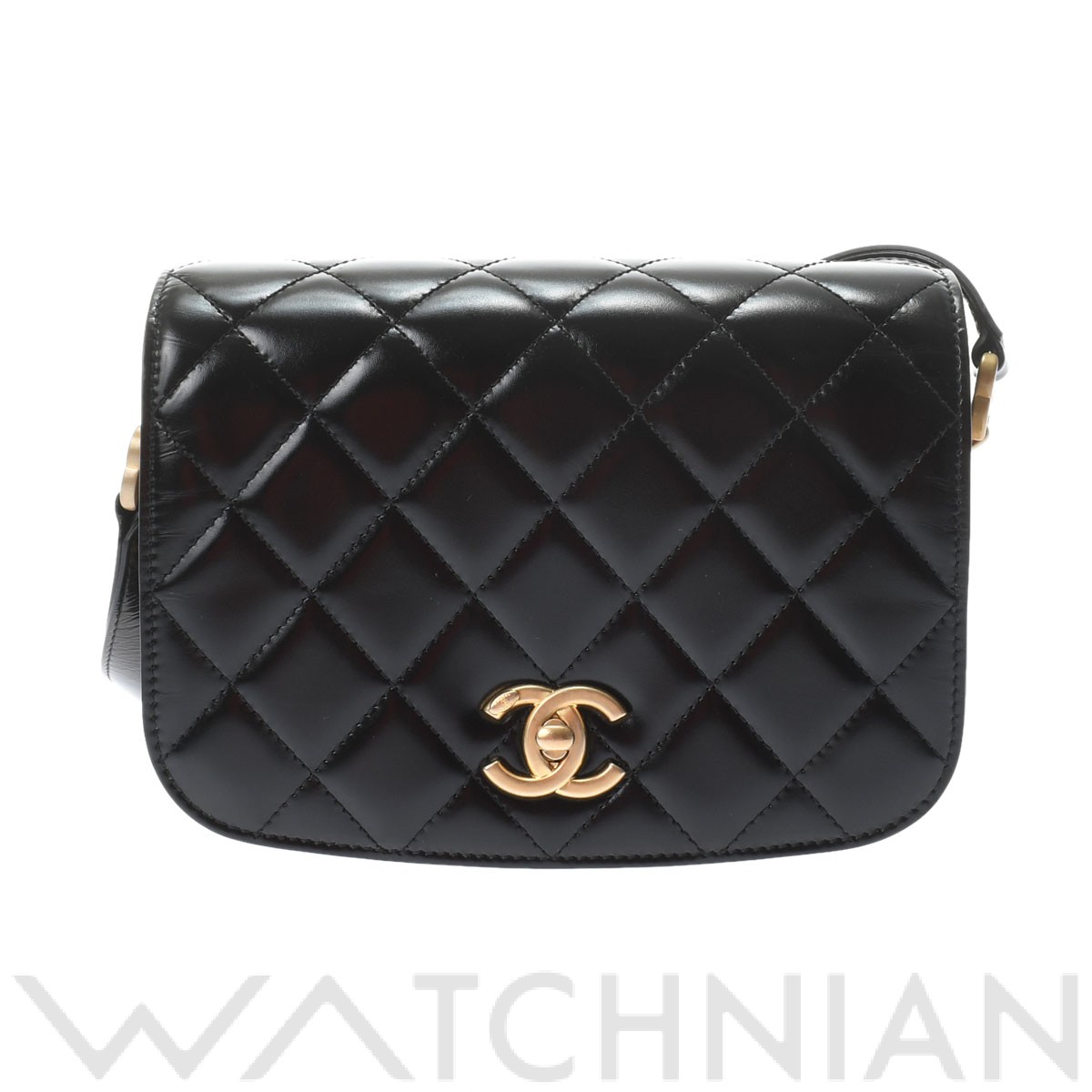 シャネル / CHANEL ミニメッセンジャーバッグ 2022年AW ブラック