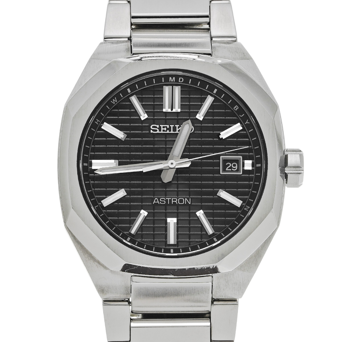 セイコー アストロン ネクスター SBXY063 ブラック メンズ 時計 【中古