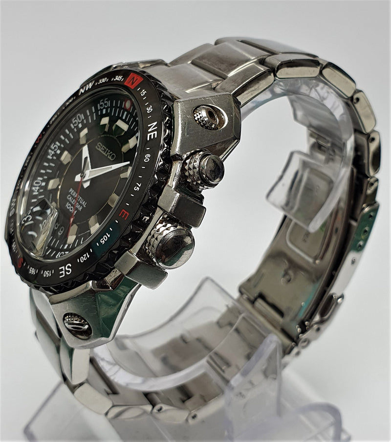 QUARTZ VINTAGE Perpetual Calendar Seiko Quartz 6A32 00E0 – Watch