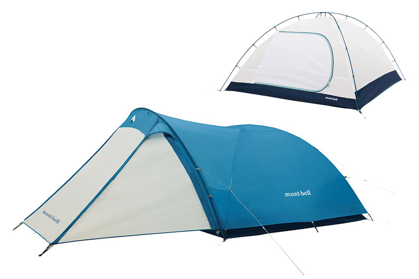 ファミキャンからツーリングまで。モンベルの新型テントは、前室が自慢