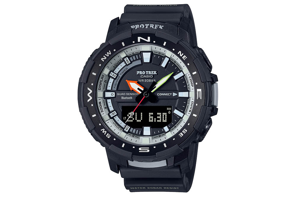 プロトレックのアングラーラインに、交換用バンドもソソる“夜釣り