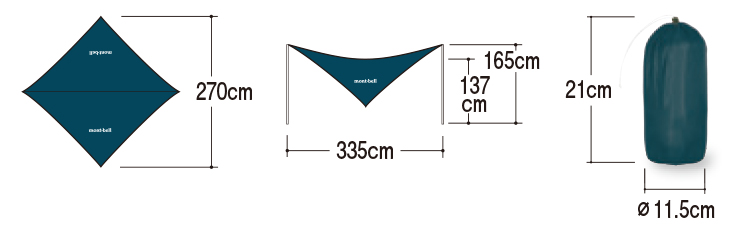 ミニタープ｜モンベル