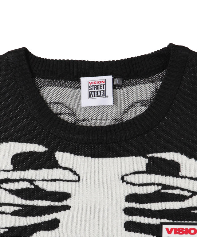 VISIONスカルグラフィックニットプルオーバー｜WEGO（ウィゴー