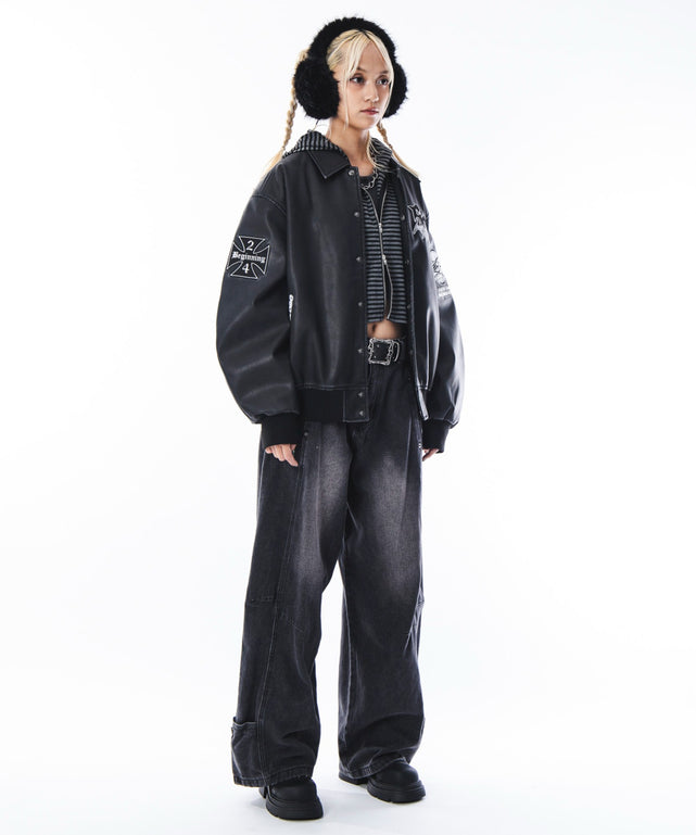 PUグラフィックスタジャン｜WEGO（ウィゴー） – WEGO ONLINE STORE