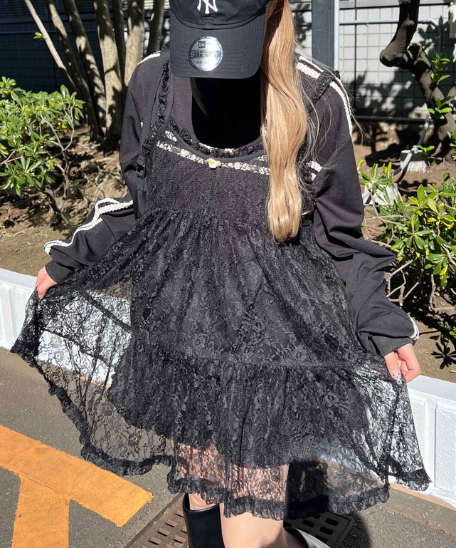 ローズポイントレースミニワンピース – WEGO ONLINE STORE