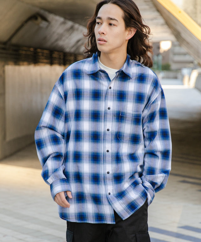 オンブレチェックシャツ – WEGO ONLINE STORE