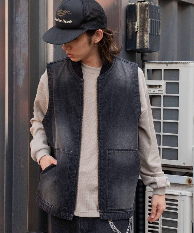 ワーカーズZIPデニムベスト｜WEGO（ウィゴー） – WEGO ONLINE STORE