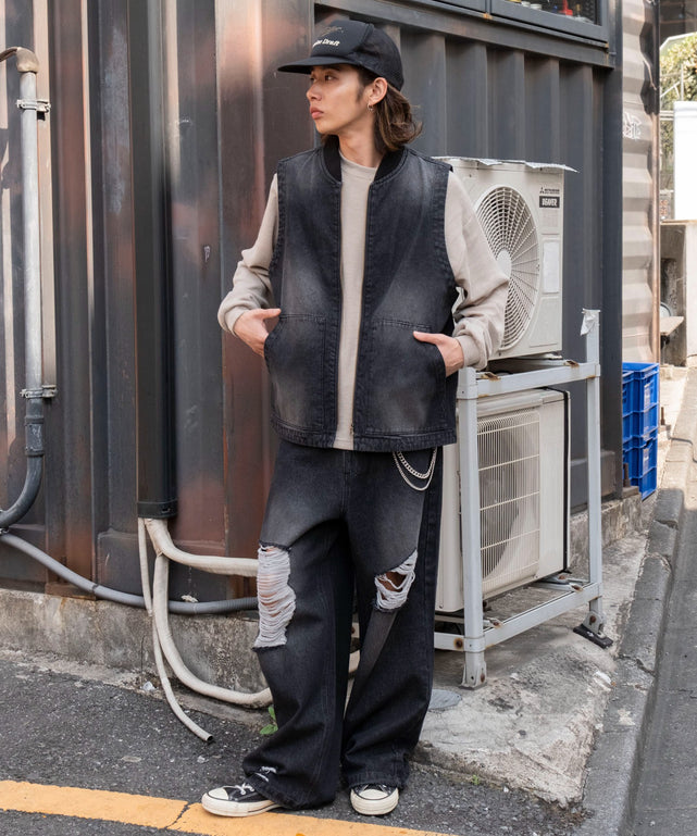 ワーカーズZIPデニムベスト｜WEGO（ウィゴー） – WEGO ONLINE STORE