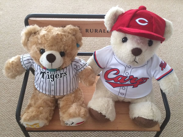 G．Y 様オリジナル体重ドール 阪神タイガース、広島カープ マスコット