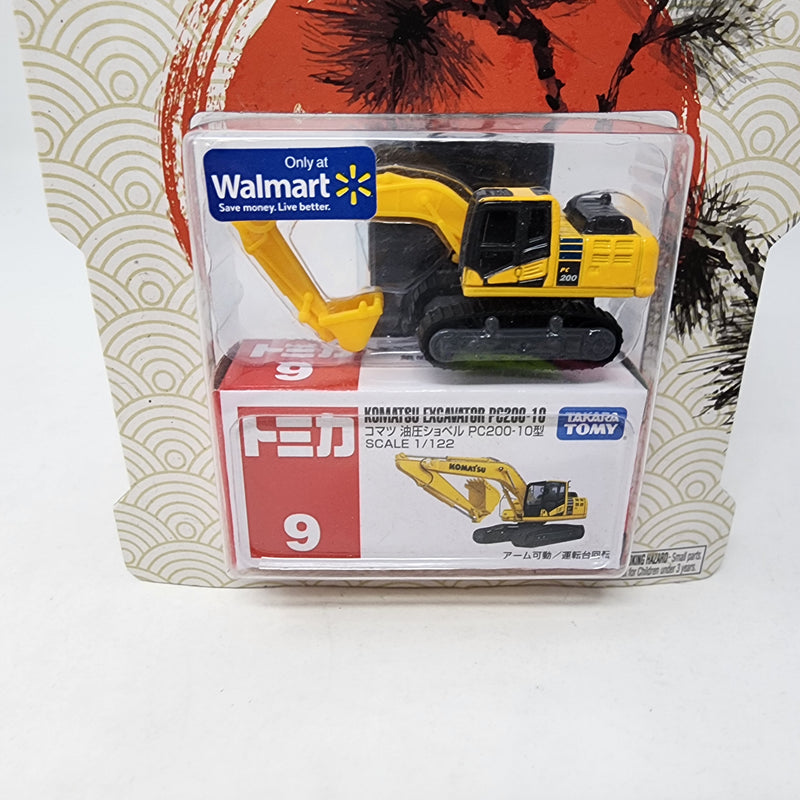 Komatsu Excavator PC200-10 #9 * Tomica TOMY Diecast