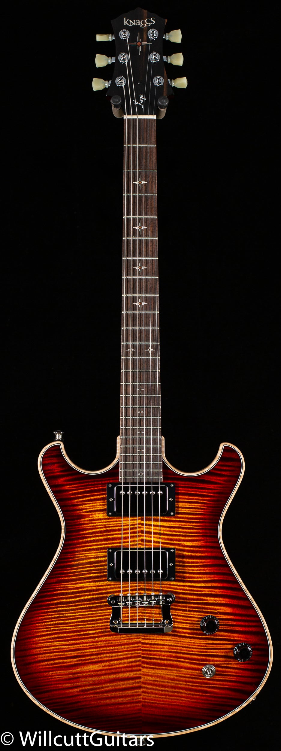 Knaggs Influence Keya FireBurst Tier 1 Top (307) - Willcutt Guitars