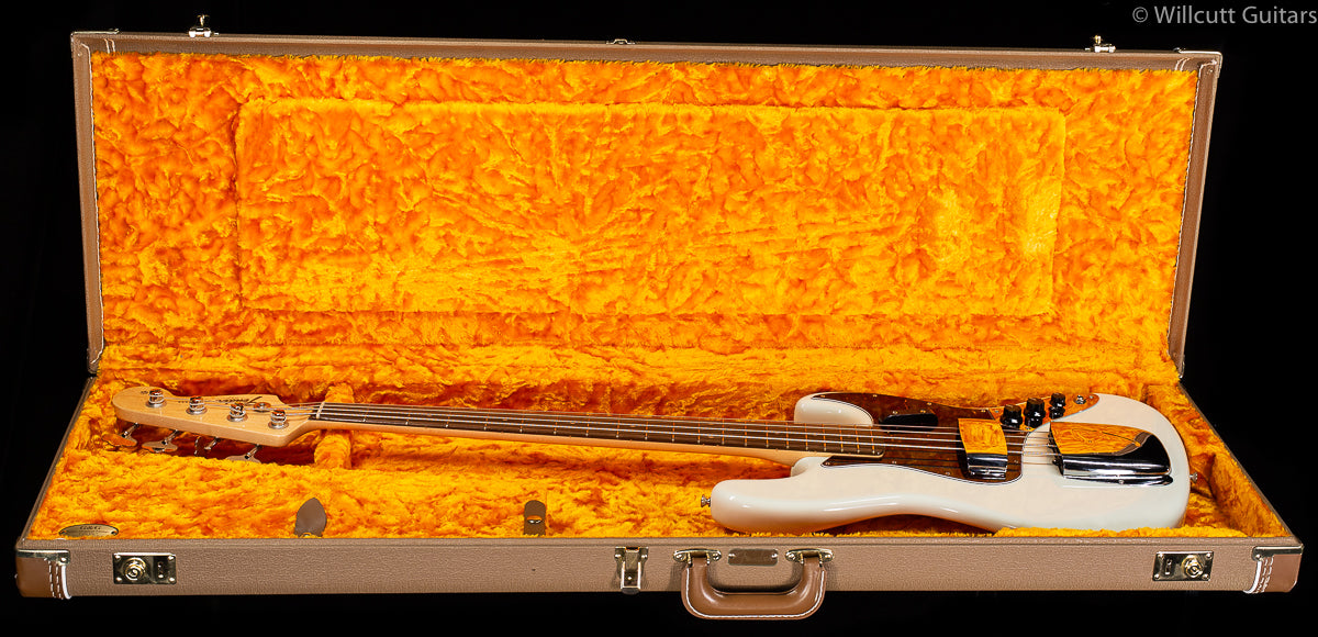 Fender American Vintage '64 Jazz Bass Olympic White Bass Guitar