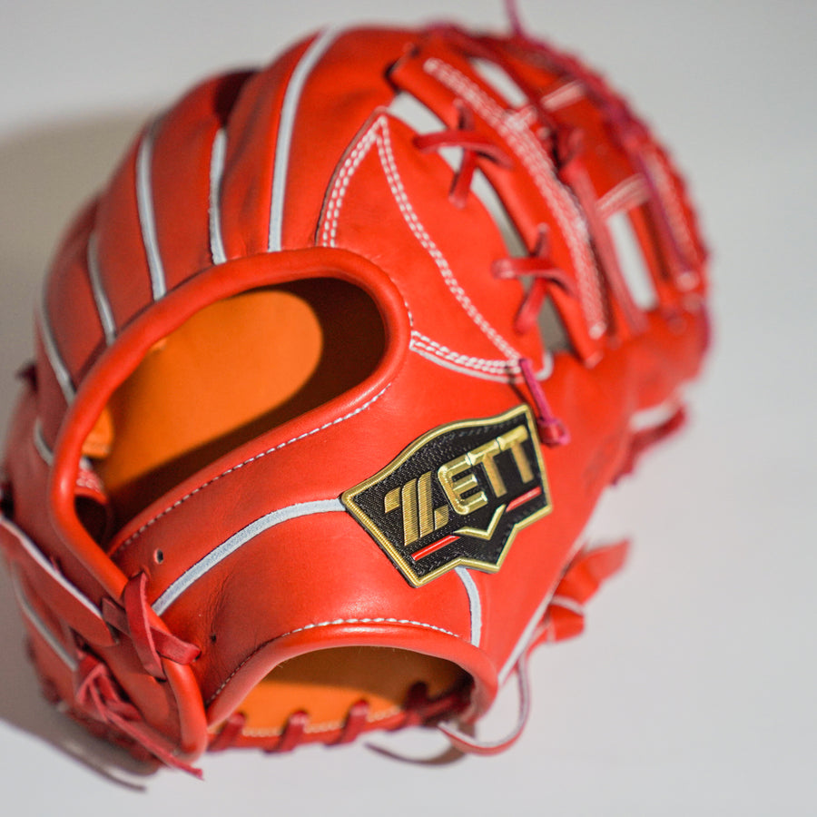 ゼット】硬式グラブ/送料無料/BPROG16S/右投げ/ディープオレンジ/5800