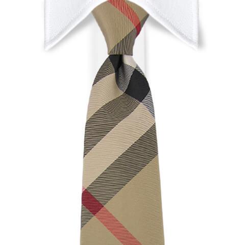 バーバリー BURBERRY London England メンズ ネクタイ ベージュ