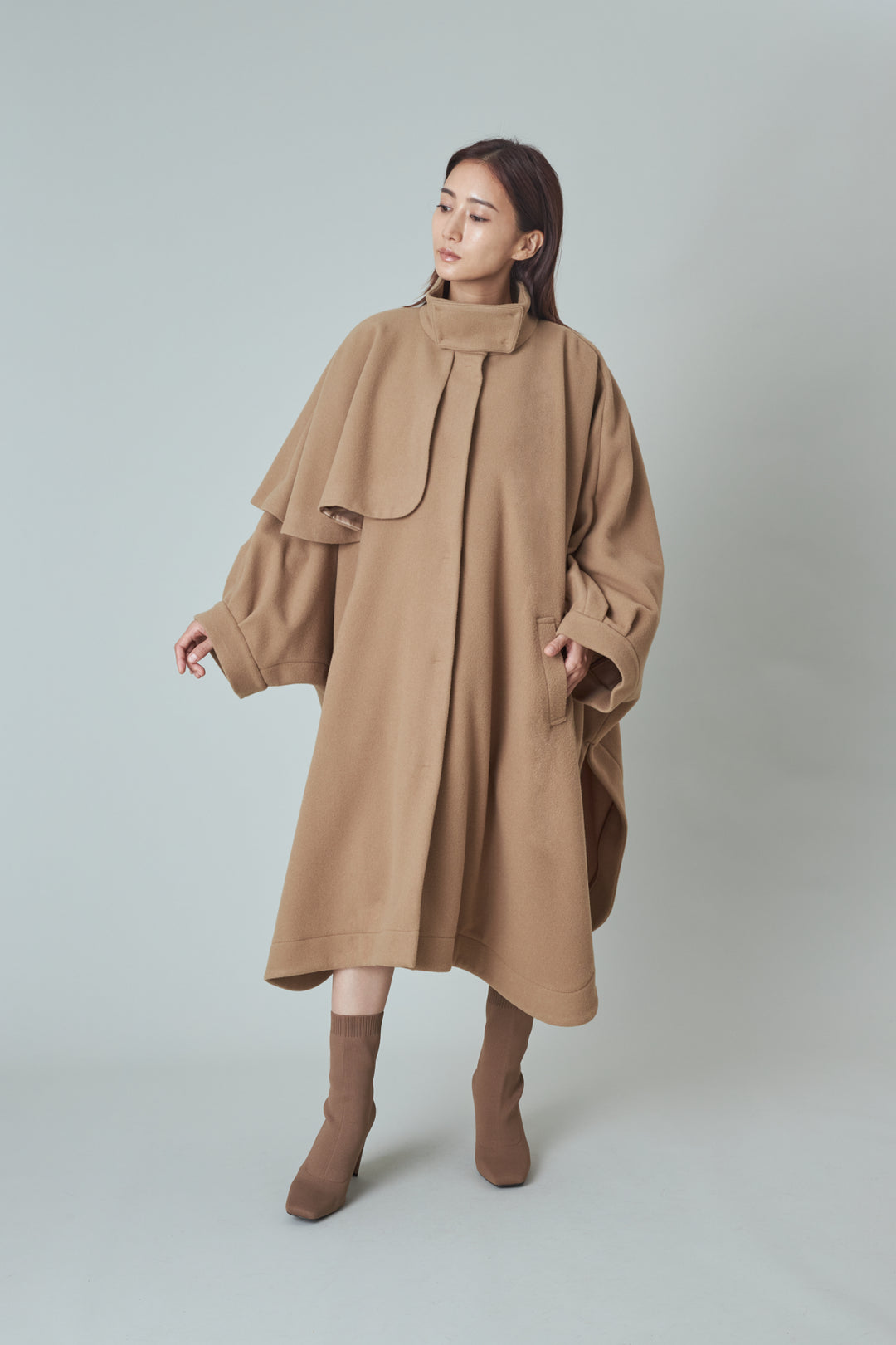 Cape Coat Camel – WRINN OFFICIAL