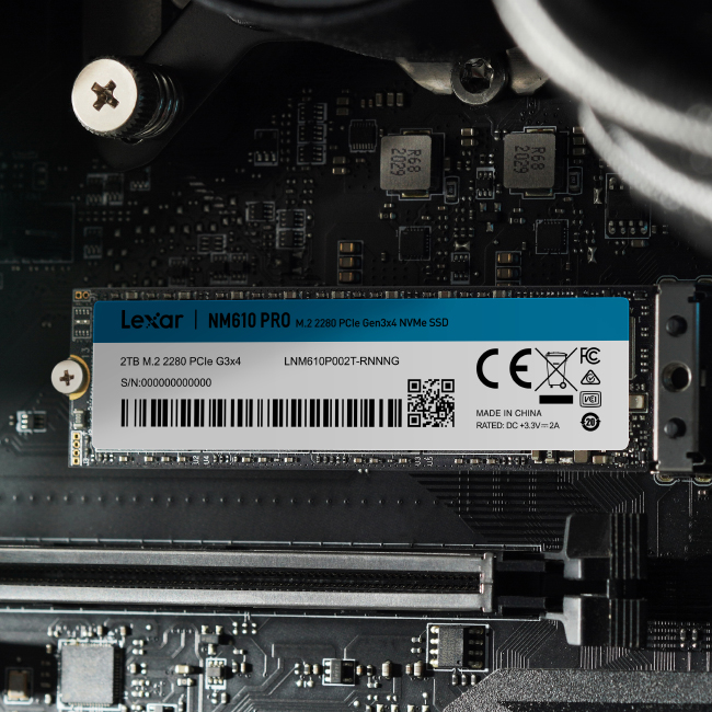 Lexar NM610PRO M.2 2280 PCIe Gen3x4 NVMe SSD | Lexar France