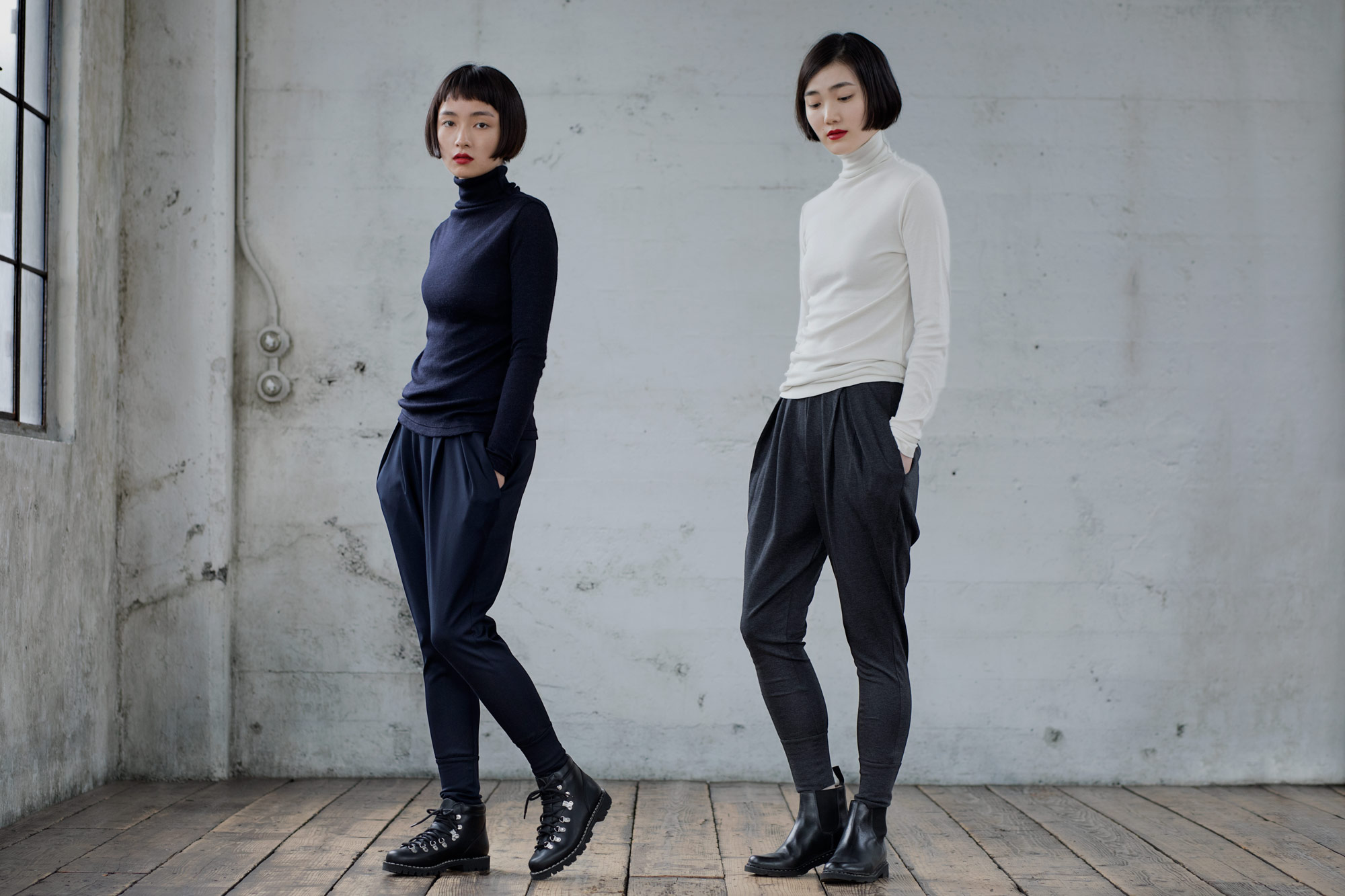 yunahica コットンストレッチデイパンツ - 〈O2〉BETTER THAN ONE