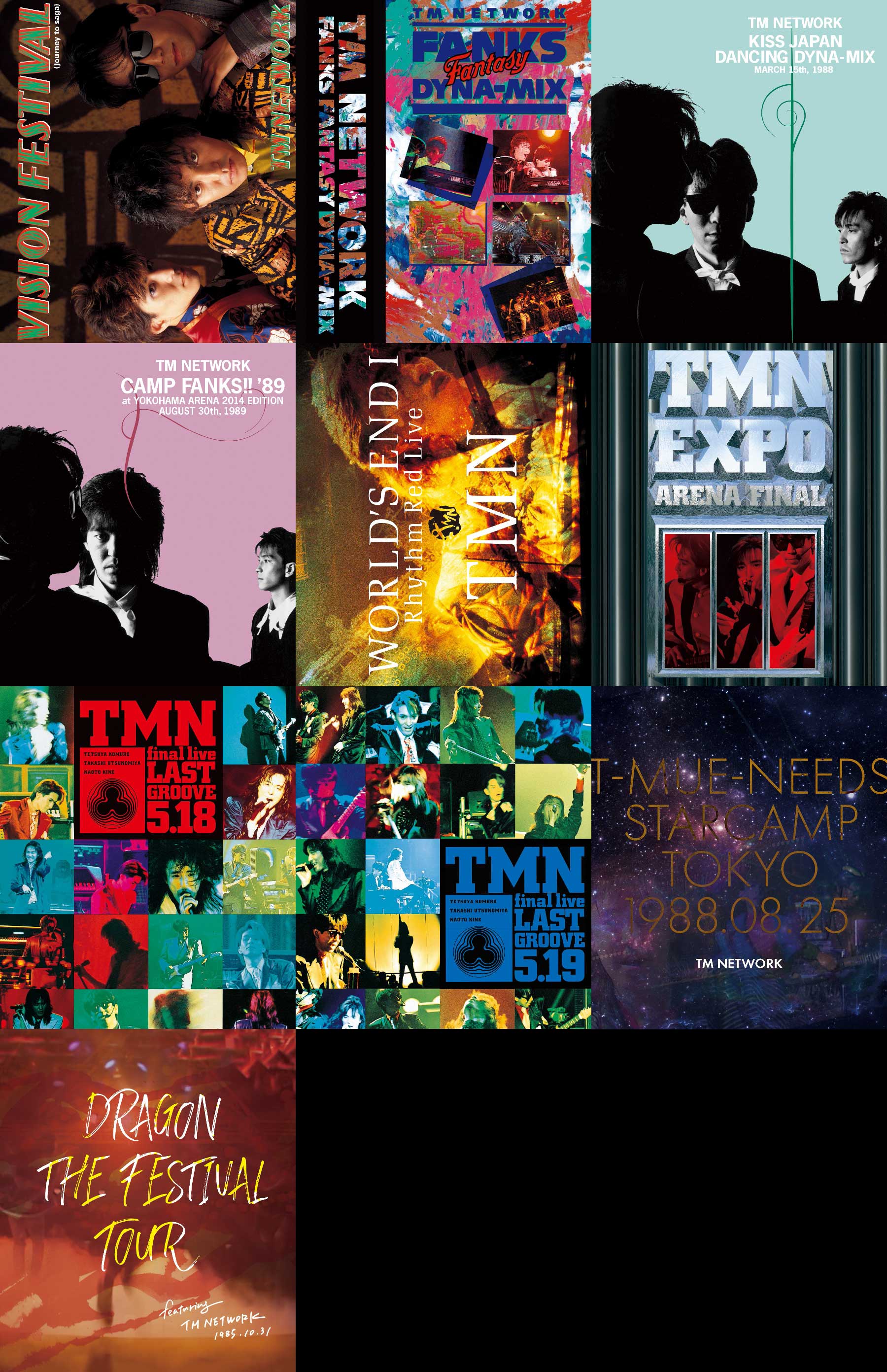 TM NETWORK THE VIDEOS 1984-1994』TM NETWORKデビュー35周年記念企画