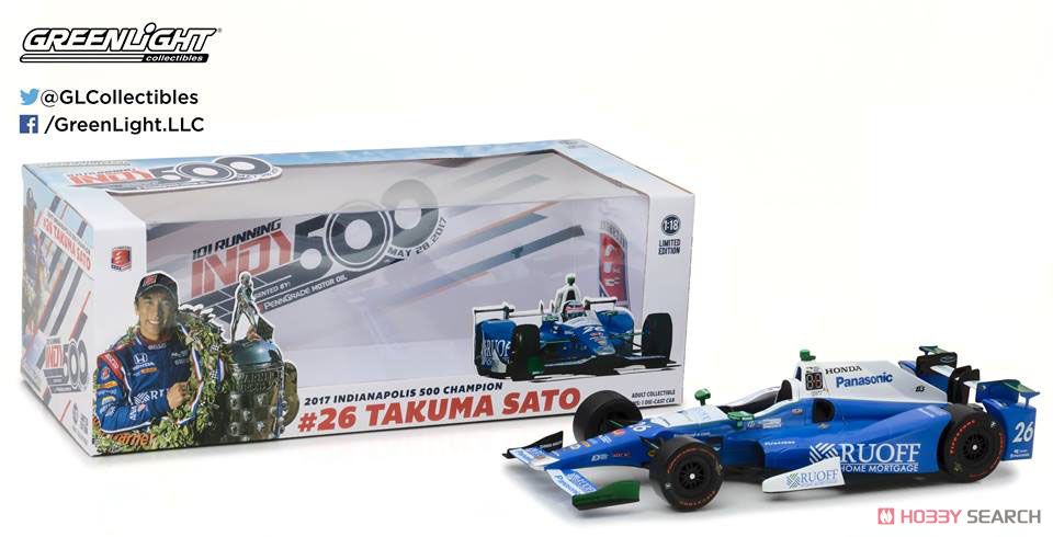 INDYCAR 2017 佐藤琢磨 2017インディ500優勝 (ミニカー) - ホビー