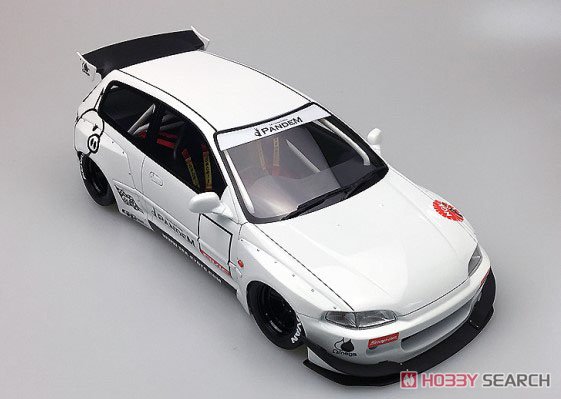 Honda Civic EG6 Rocket Bunny White (ミニカー) - ホビーサーチ ミニカー