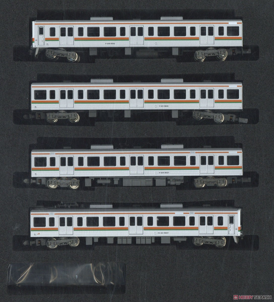 JR 211系5000番台 4輛編成セット (動力付き) (4両セット) (塗装済み