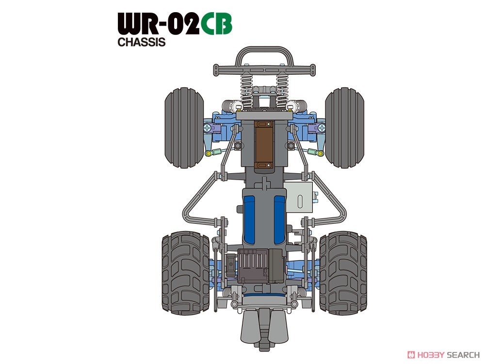 RC コミカル グラスホッパー (WR-02CBシャーシ) (ラジコン) - ホビー